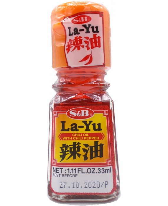 S&B La-Yu chilli oil with...