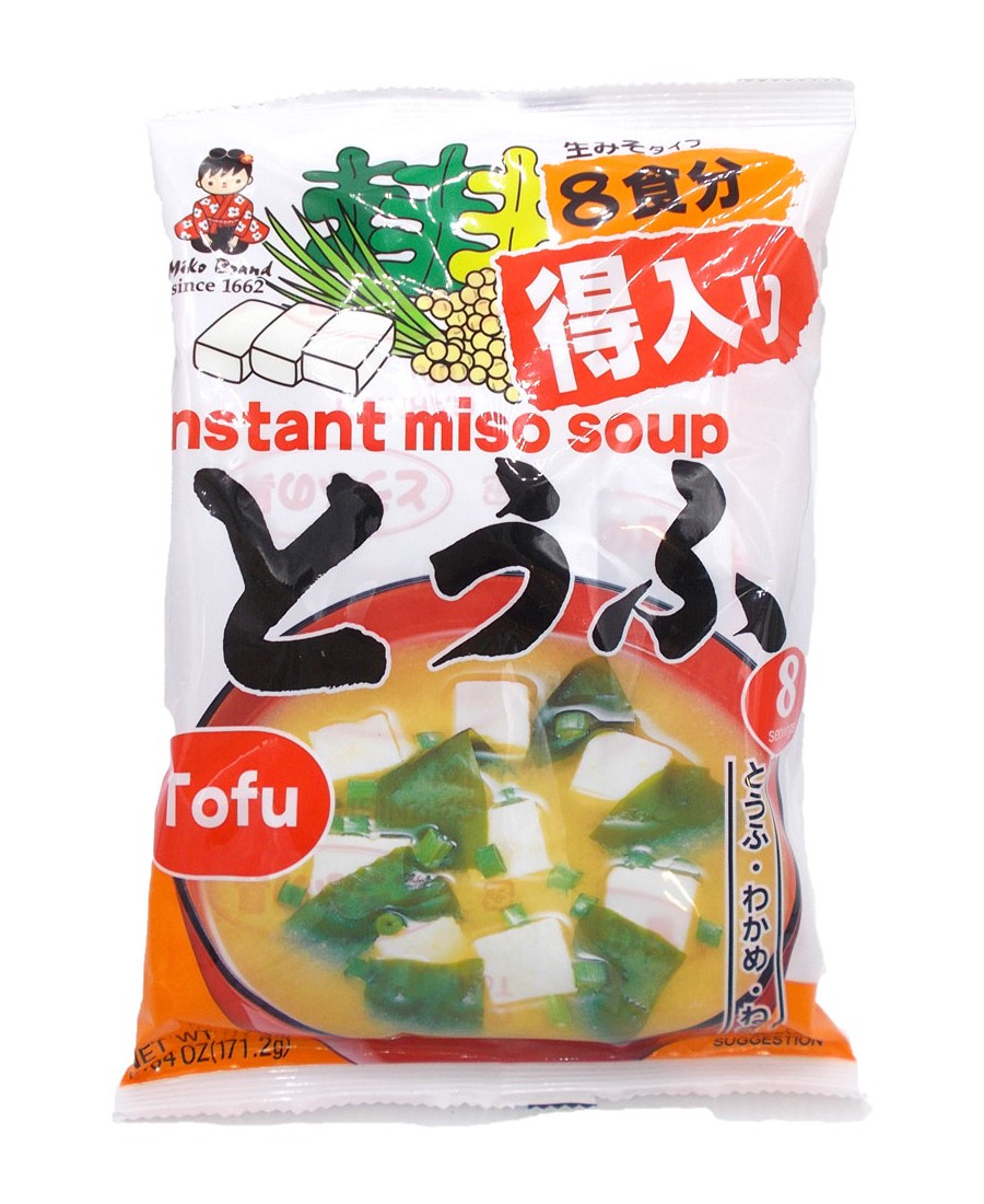 soupe miso instantanée au tofu