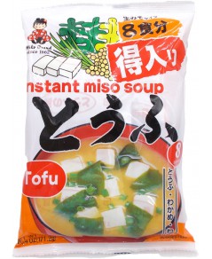soupe miso instantanée au tofu