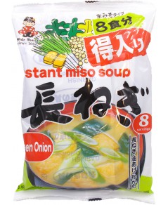 instant miso shiru soup naganegi