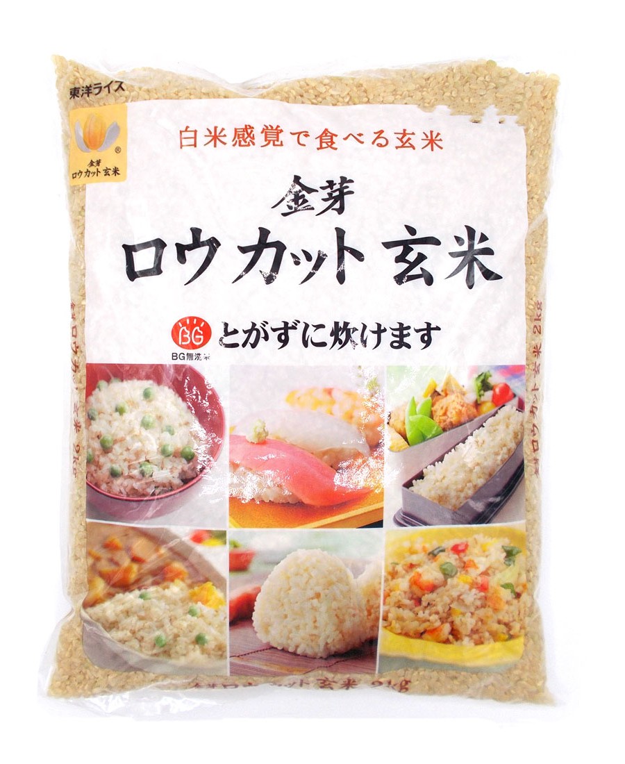 東洋ライス　金芽ロウカット玄米　無洗米　(2KG)　YOSASO