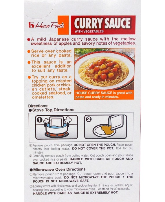 Curry instantané doux Vermont instructions
