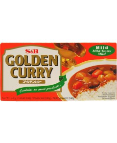 Golden curry S&B doux 92g en poudre – Préparation de curry