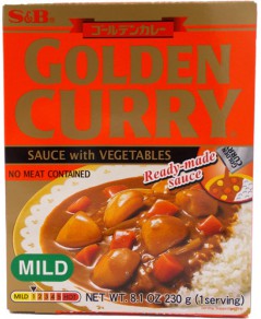 Curry instantané doux aux légumes 230g S&B