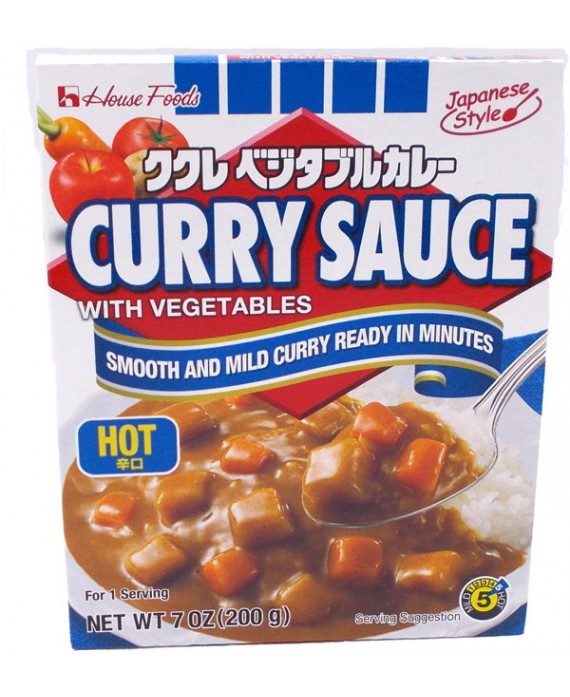 Ready-made curry sauce - Hot